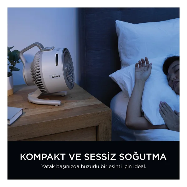 Shark Flexbreeze HydroGo Buharlı Dove Şarjlı Masaüstü Vantilatör - Görsel 8