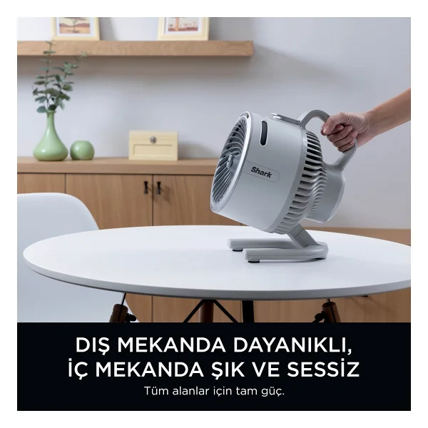 Shark Flexbreeze HydroGo Buharlı Dove Şarjlı Masaüstü Vantilatör - Görsel 9