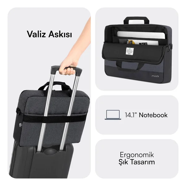 Mack Unicity Eco MCE-1111 14.1" Laptop Çantası - Görsel 4