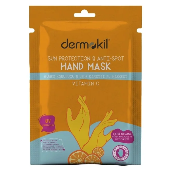 4 Adet Dermokil Güneş Koruyucu & Leke Karşıtı El Maskesi Vitamin C 30 ml - Görsel 2