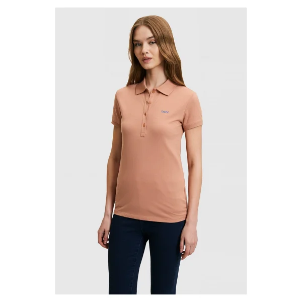 U.S. Polo Assn 50323461 Kısa Kollu Polo Yaka Kadın Tişört - Görsel 7