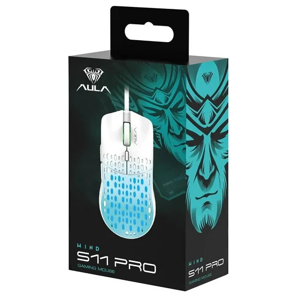 Aula S11 Pro Pembe RGB Optik Kablolu Oyuncu Mouse - Görsel 6