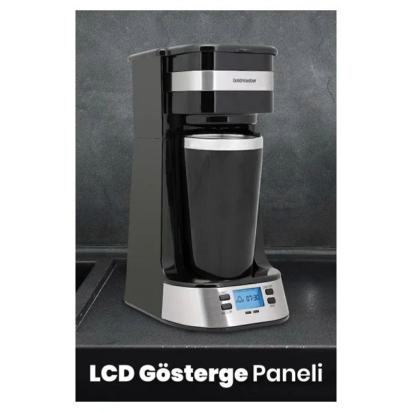 Goldmaster GM 7354 Mola Zaman Ayarlı Otomatik Filtre Kahve Makinesi - Görsel 8