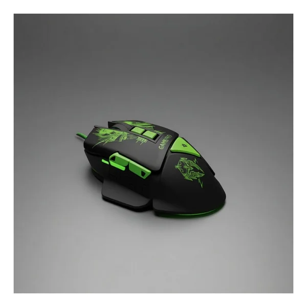 PoloSmart PGS302 Ergonomik Optik Kablolu Oyuncu Mouse - Görsel 3