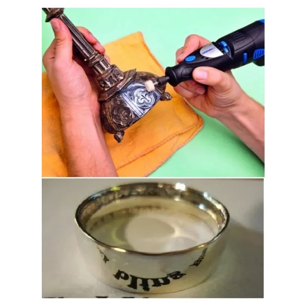 Depolife Polisaj Cila Parlatma Keçesi Yün Matkap Ucu Keçe Dremel 13/25/30mm Toplam 30 Adet Keçe + 3 Aparat - Görsel 7
