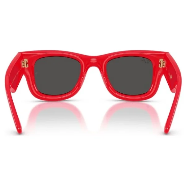 Ray-Ban Wayfarer Puffer 4940 683187 Red-Black Güneş Gözlüğü - Görsel 4