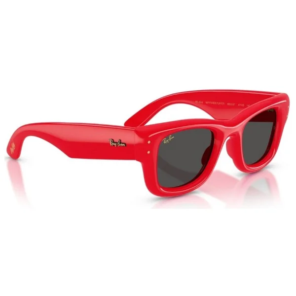 Ray-Ban Wayfarer Puffer 4940 683187 Red-Black Güneş Gözlüğü - Görsel 5