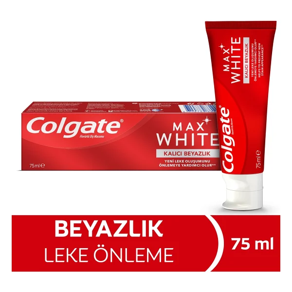 Colgate Max White Kalıcı Beyazlık 75 ml Florürlü Diş Macunu - Görsel 5