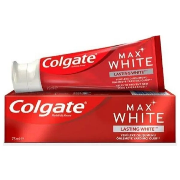 Colgate Max White Kalıcı Beyazlık 75 ml Florürlü Diş Macunu - Görsel 7