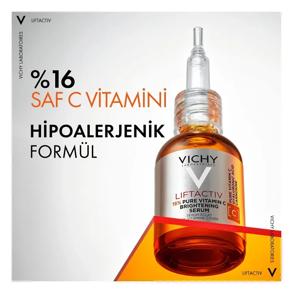 Vichy Liftactiv Supreme %15 Saf 20 ml C Vitamini Serumu - Görsel 4