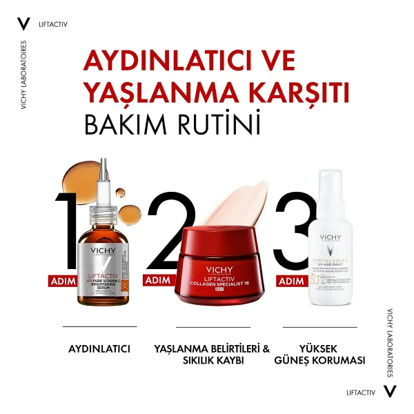 Vichy Liftactiv Supreme %15 Saf 20 ml C Vitamini Serumu - Görsel 9