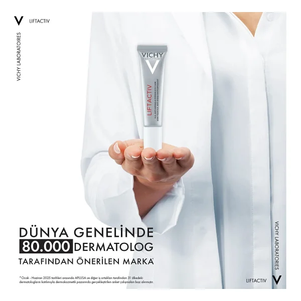 Vichy Liftactiv Supreme Göz Kremi 15 ml - Kırışıklık ve Göz Altı Torbalarına Karşı - Görsel 8