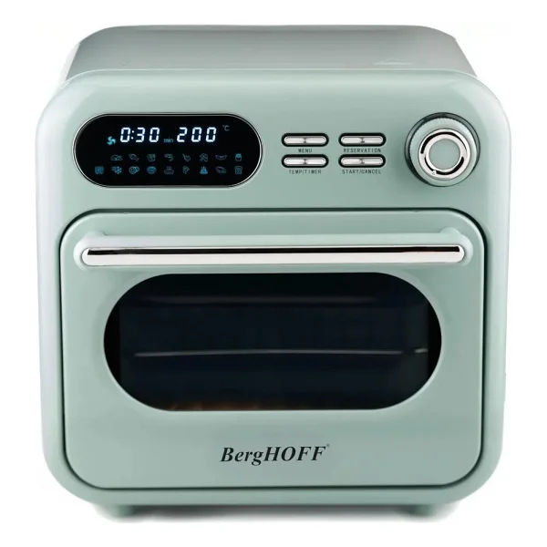 Berghoff Gem Retro 18 lt Mint Yeşili Mini Fırın - Görsel 4