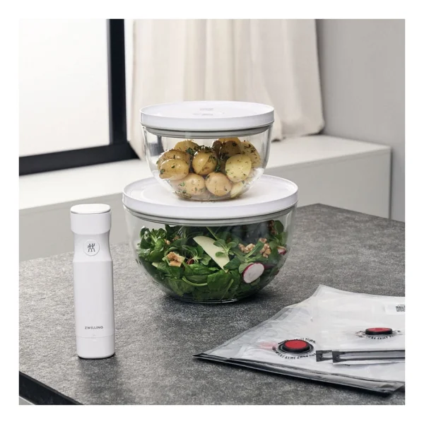Zwilling Fresh & Save Bowls M/L Vakumlu 9 Parça Cam Başlangıç Seti - Görsel 8