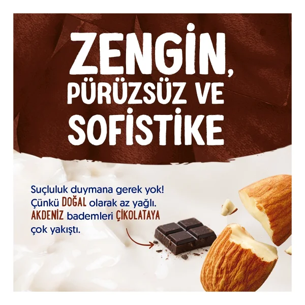 Alpro Bitter Çikolata Badem Sütü 4x1 L Vegan Laktozsuz Bitkisel Bazlı - Görsel 3