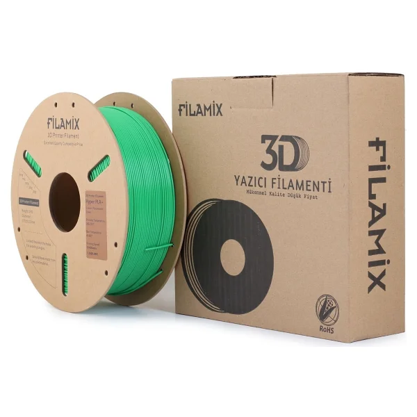 Filamix Hyper Speed PLA 1.75 mm 1 kg Florasan Yeşil Filament - Görsel 4