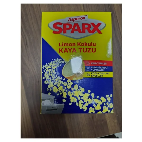 Asperox Sparx Limon Kokulu Kaya Tuzu 1.5 kg - Görsel 9