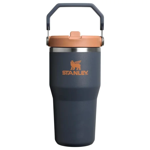 Stanley The Iceflow Flip Straw Lacivert 0.60 lt Pipetli Termos Bardak - Görsel 6