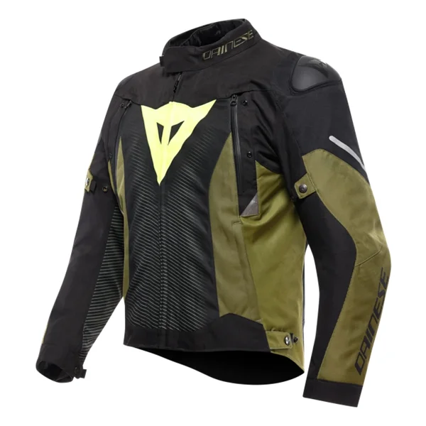 Dainese Super Sprint D-Dry Erkek Siyah-Yeşil Motosiklet Montu - Görsel 5