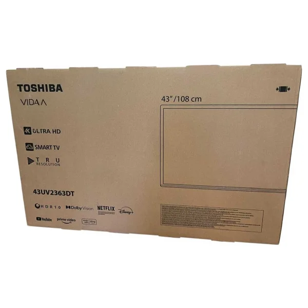 Toshiba 43UV2363DT 4K Ultra HD 43" 109 Ekran Uydu Alıcılı Smart LED TV - Görsel 2