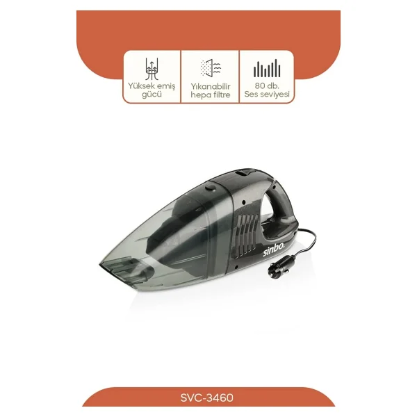 Sinbo SVC-3460 Islak Kuru 12 V Araç Süpürgesi - Görsel 9