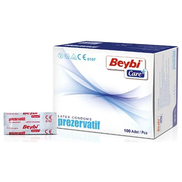 Beybi Prezervatif Kondom 100 Adet Kayganlaştırıcı İnce Dokulu Özellikleriyle Güvenli Kullanım - Görsel 2