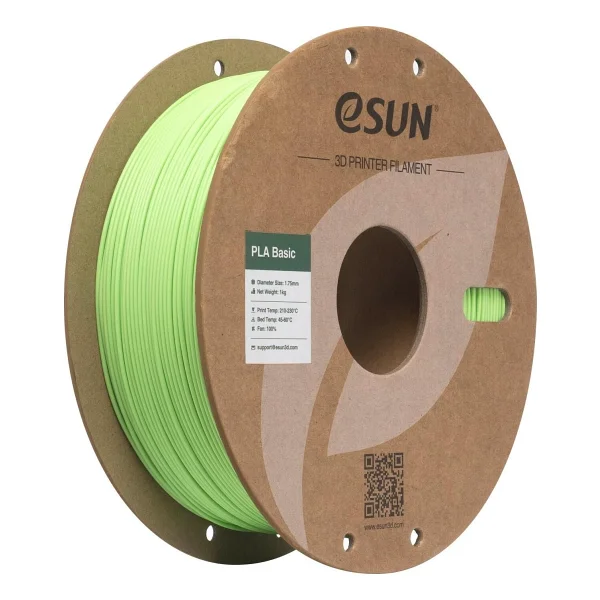 eSUN PLA Basic 1.75 mm 1 kg Açık Yeşil Filament - Görsel 6