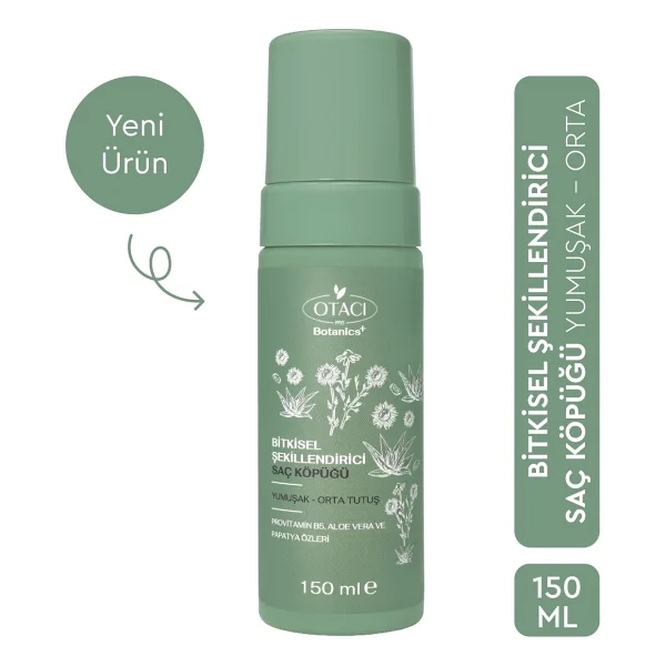 Otacı Bitkisel Şekillendirici Yumuşak & Orta Tutuş 150 ml Saç Köpüğü - Görsel 2