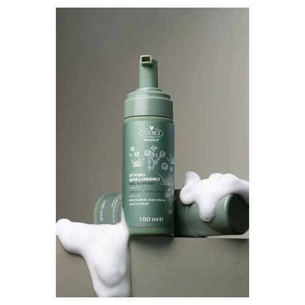 Otacı Bitkisel Şekillendirici Yumuşak & Orta Tutuş 150 ml Saç Köpüğü - Görsel 6