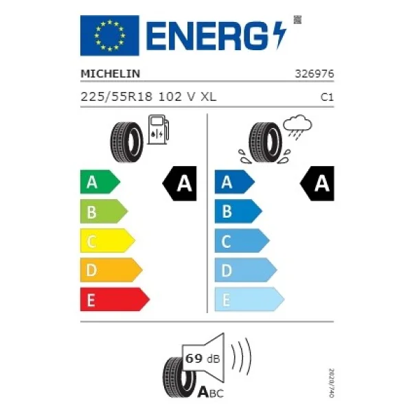 Michelin Primacy 5 Energy 225/55 R18 102V XL Yaz Lastiği - 2026 - Görsel 3