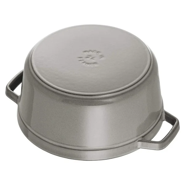 Staub La Cocotte Yuvarlak Grafit Gri 28 cm Döküm Tencere - Görsel 6