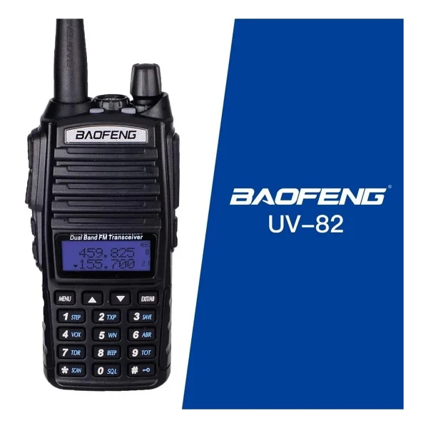 Baofeng Uv-82 Type-C Bataryalı El Telsizi Siyah Toza ve Darbeye Dayanıklı Vox Özelliği ile Tekli Paket - Görsel 5