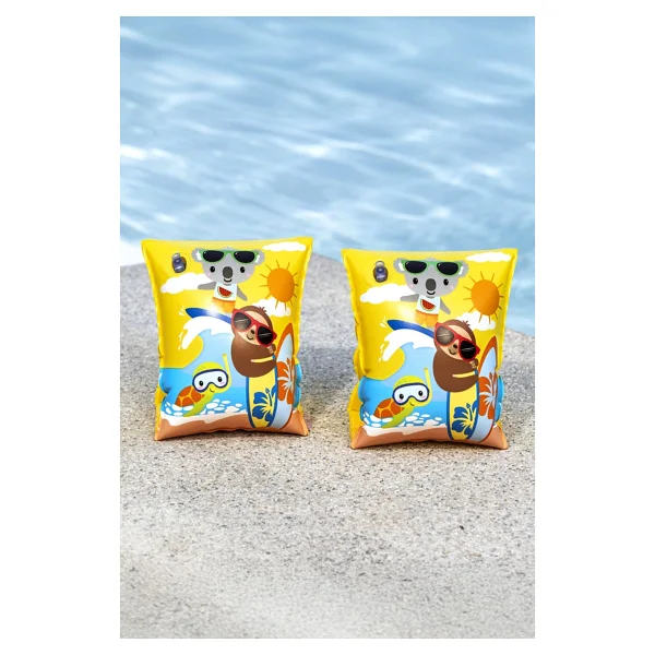 Bestway Çocuk 3-6 Yaş Deniz Havuz Yüzme Kolluk 01 Lacivert - Görsel 4