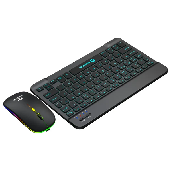 Gravion KM-BT35 Siyah Kablosuz Klavye Mouse Seti - Görsel 4