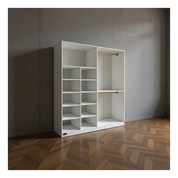 Kenzlife Fikret Beyaz Açık Gardırop - Görsel 8
