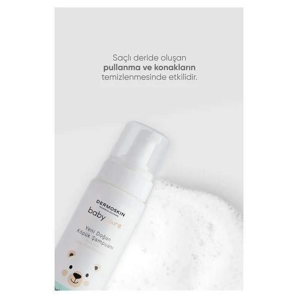 Dermoskin BabyCare Yeni Doğan Köpük Şampuanı 200 ml - Görsel 7