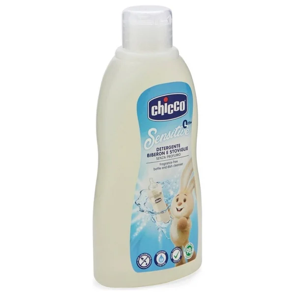 Chicco Biberon Emzik ve Aksesuarlar için 300 ml Temizleyici %98 Doğal İçeriklerle Hassas Temizlik - Görsel 2