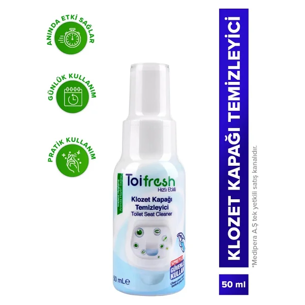 ToiFresh Toıfresh 50 ml Klozet Kapagı Temızleyıcı - Görsel 9