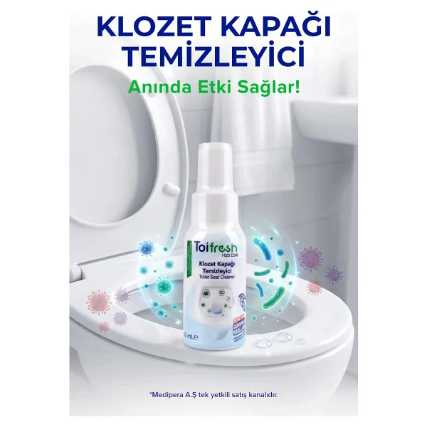 ToiFresh Toıfresh 50 ml Klozet Kapagı Temızleyıcı - Görsel 3