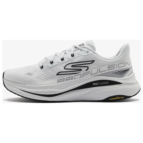 Skechers Max Cushioning Propulsion 220509 BKW Siyah-Beyaz Erkek Koşu Ayakkabısı - Görsel 7