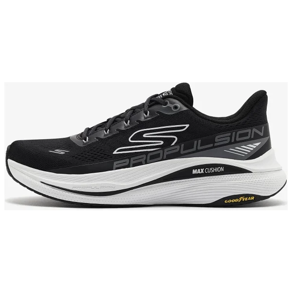 Skechers Max Cushioning Propulsion 220509 BKW Siyah-Beyaz Erkek Koşu Ayakkabısı - Görsel 6