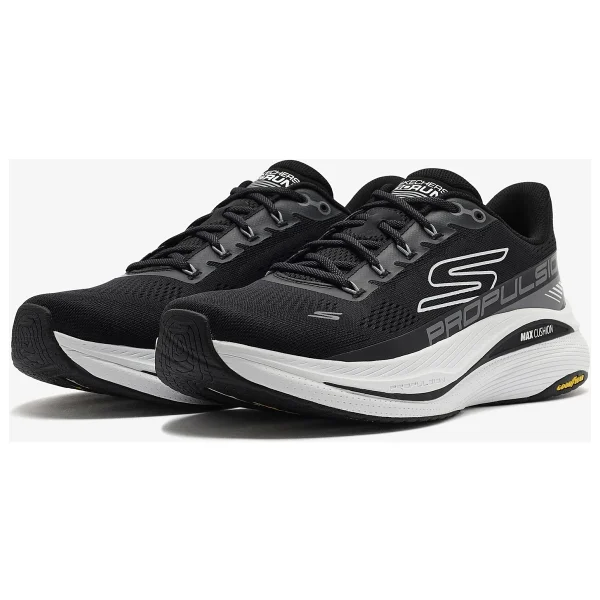 Skechers Max Cushioning Propulsion 220509 BKW Siyah-Beyaz Erkek Koşu Ayakkabısı - Görsel 3