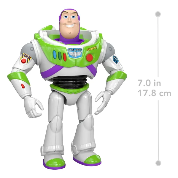 Disney Pixar Toy Story 5 Buzz Lightyear Aksiyon Figürü 10 Bükülebilir Eklemi Olan ve Oyunlar Için Ideal Boyutlu 18 Cm'lik Disney Pixar Oyuncak Hikayesi 5 Buzz Lightyear Aksiyon Figürü JKV15 - Görsel 3