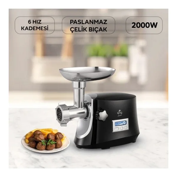 King KKM693 Atakan 2000 W Kıyma Makinesi - Görsel 5