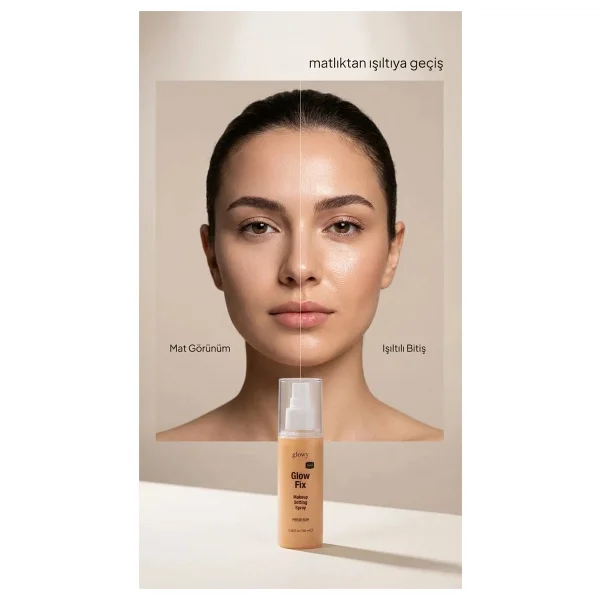 Glowy Makyaj Sabitleyici Sprey Glow Fix 100ml - Görsel 4