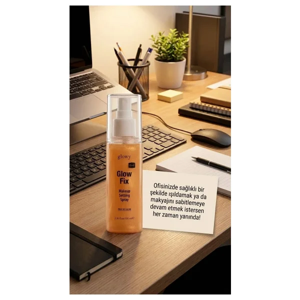 Glowy Makyaj Sabitleyici Sprey Glow Fix 100ml - Görsel 9