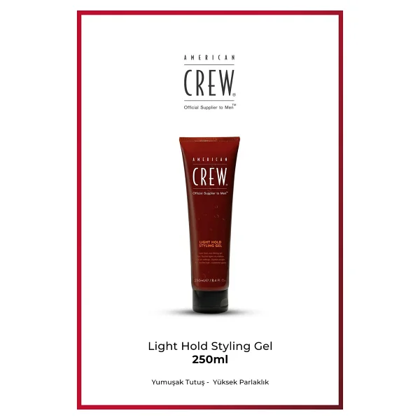 American Crew Light Hold Styling Gel 250 ml Saç Jölesi - Görsel 2