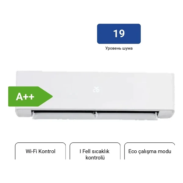 Hisense Easy Smart A++ 12000 BTU Inverter Duvar Tipi Klima - Görsel 9