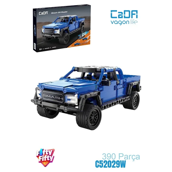 Cada Smash Off-Roader C52029W 390 Parça Blok Oyuncak - Görsel 4