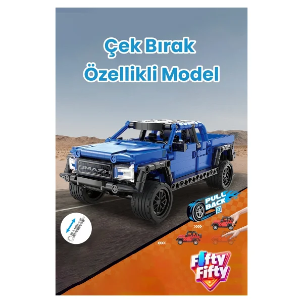 Cada Smash Off-Roader C52029W 390 Parça Blok Oyuncak - Görsel 3